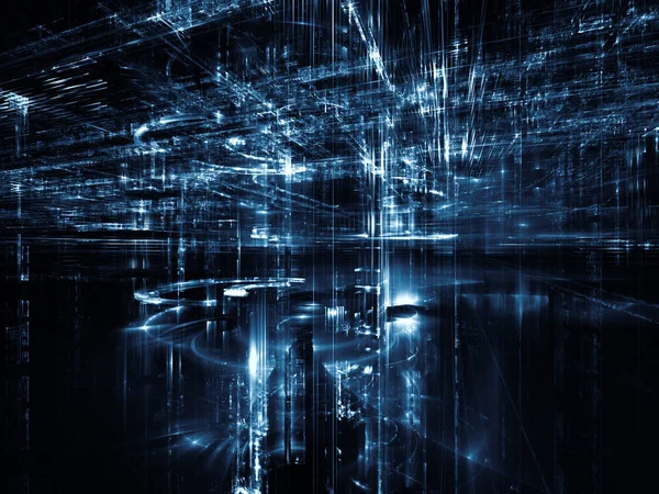 Dijital dünya ışıkları