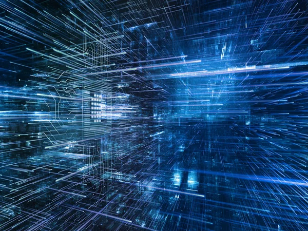 Dijital dünya ışıkları