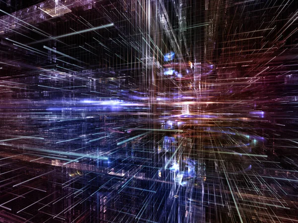 Dijital dünya ışıkları