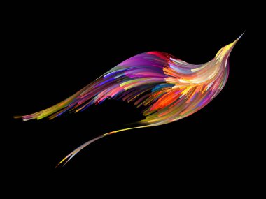 Uçan renkleri arka plan