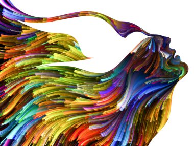 Yaratıcılık arka planını unfolding