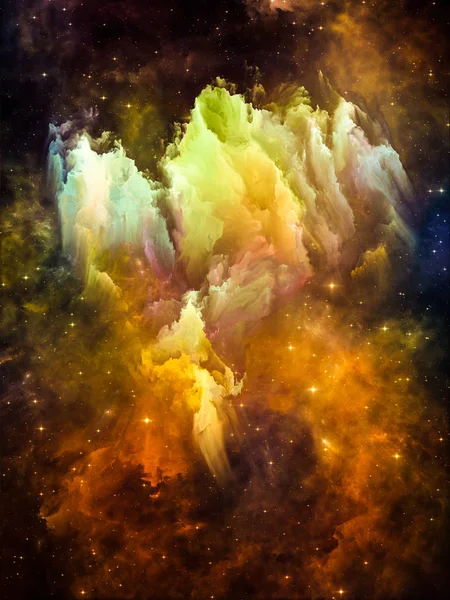 Luci di nuvole interstellari — Foto Stock