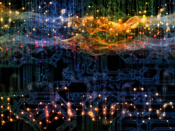 Velocidad de las transferencias de datos — Foto de Stock