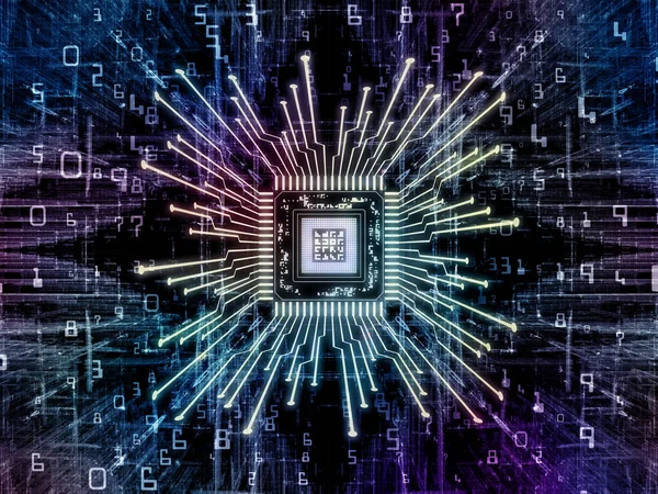 Computerspiel cpu — Stockfoto