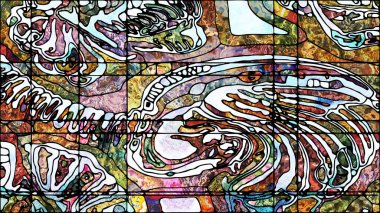 Yaprakları Kurşunlu cam