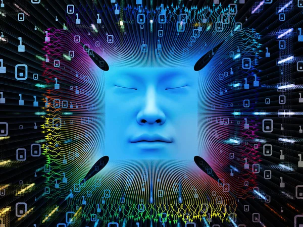 Paradigm of Super Human AI — Stock Photo, Image