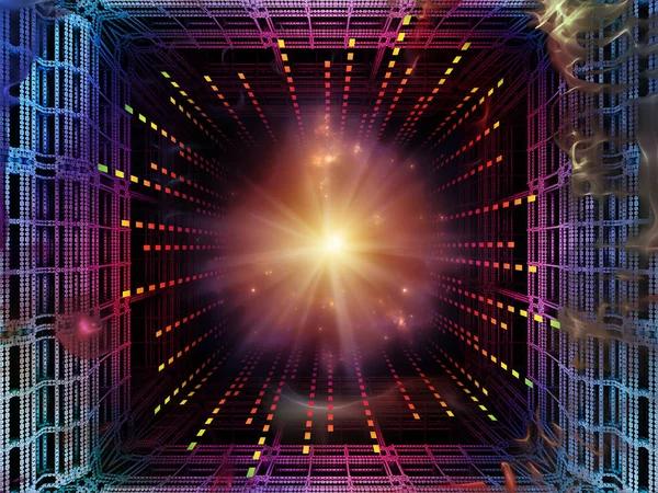 Virtualization of Quantum Space — Stock Photo, Image