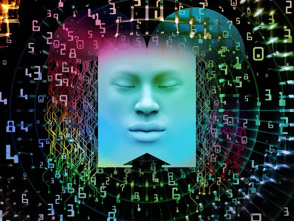 Verso l'IA digitale super umana — Foto Stock