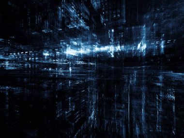 Dijital dijital dünya görselleştirme