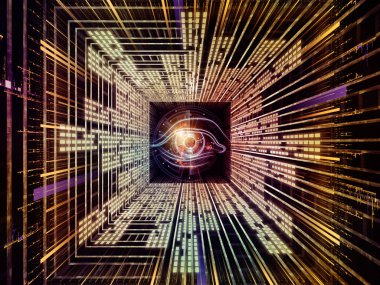 Gözlem gerçeklik arka plan