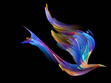 Uçan renkleri arka plan