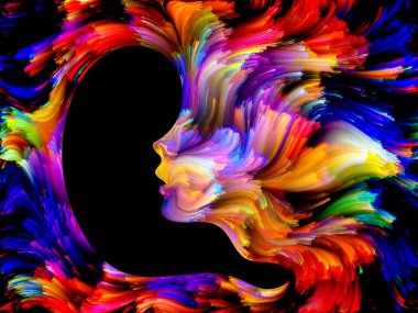 Unutulmuş boya arka plan