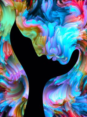 Unutulmuş boya arka plan