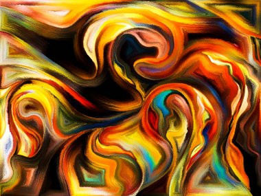 Geometri boya arka plan