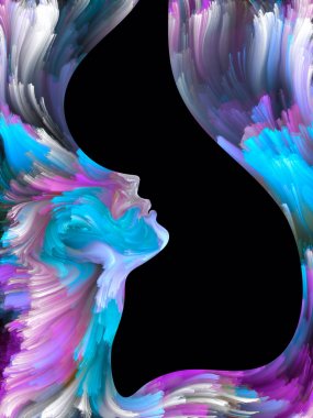 Canlı boya arka plan