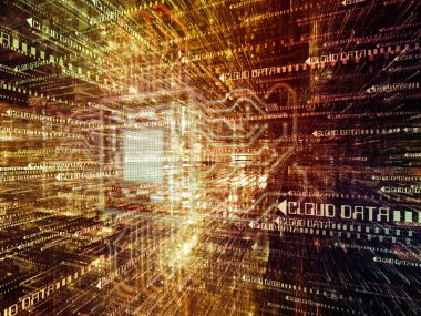 Dijital dünya ışıkları