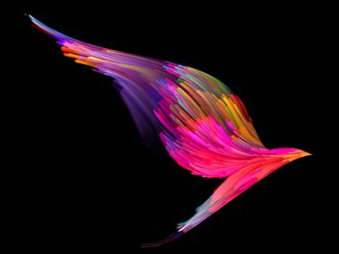 Uçan renkleri arka plan