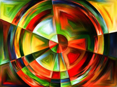 Geometri boya arka plan