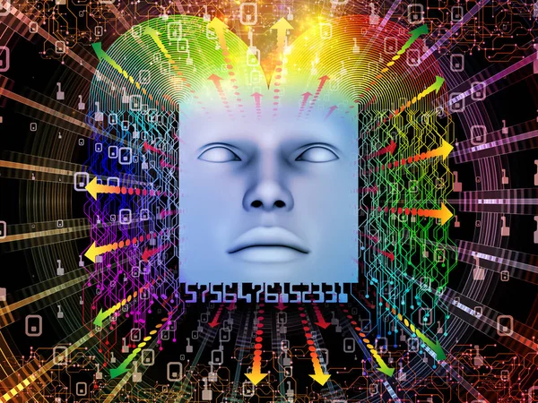 Synergies of Super Human AI — Stock Photo, Image