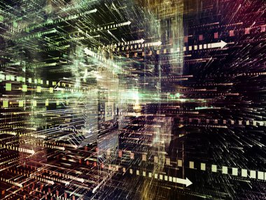 Dijital dünya ışıkları