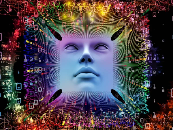 Paradigm of Super Human AI — Stock Photo, Image