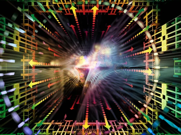 Advance of Quantum Space — Stock Photo, Image