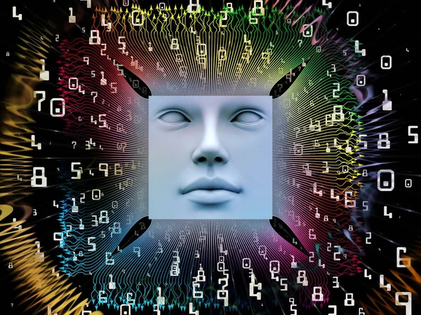 Processing Super Human AI — Stock Photo, Image