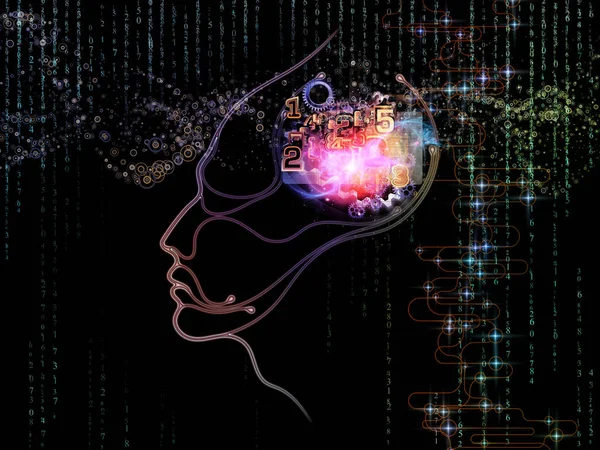 Visualization of Machine Consciousness — Stock Photo, Image