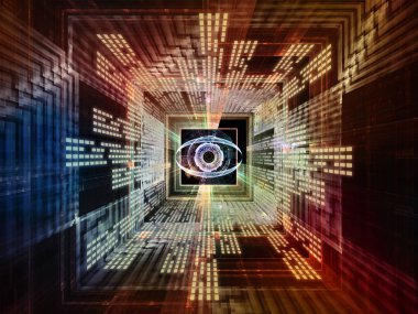 Gözlem gerçeklik arka plan