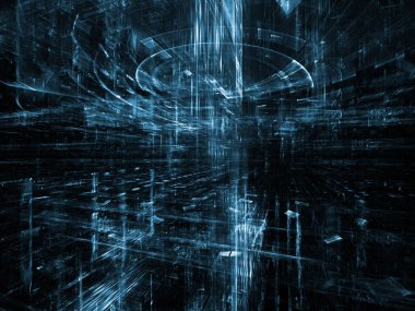 Dijital dijital dünya görselleştirme