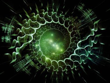 Radyal fraktal doku görselleştirme