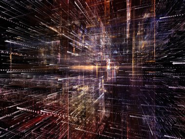 Dijital dijital dünya görselleştirme