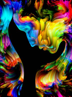 Unutulmuş boya arka plan