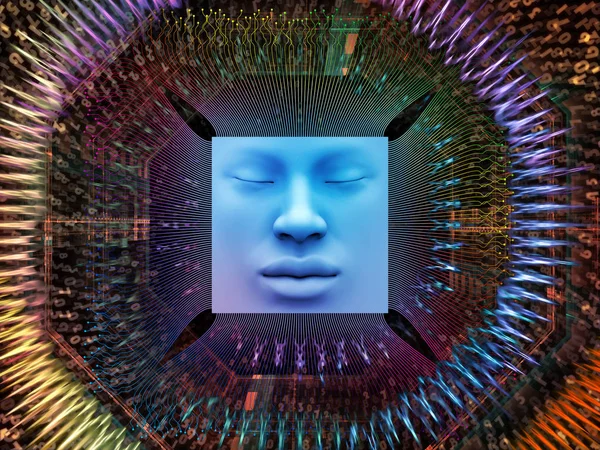 Süper insan AI krallıkları — Stok fotoğraf
