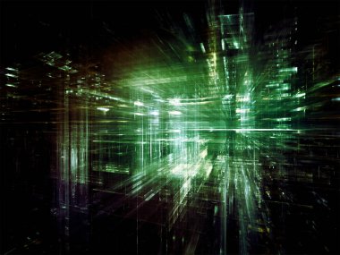 Dijital dünya ışıkları