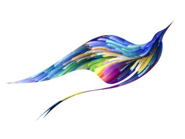 Uçan renkleri arka plan