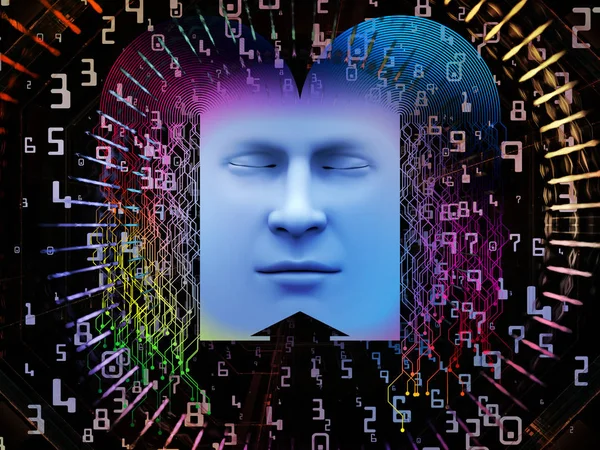 Vida interior da IA super humana — Fotografia de Stock