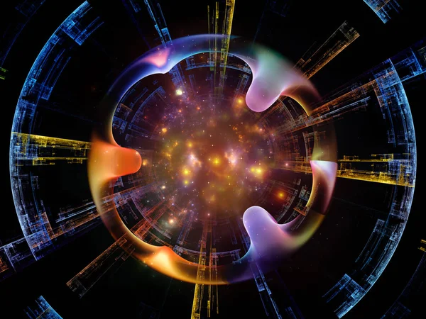 Radyal fraktal doku görselleştirme