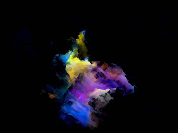 Colorful Fractal Cloud Particle