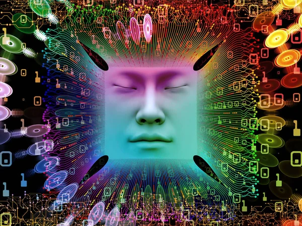 Inner Life of Super Human AI — Stock Photo, Image