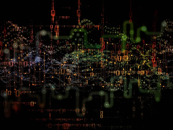 Data Flow Processing — Stock Photo, Image