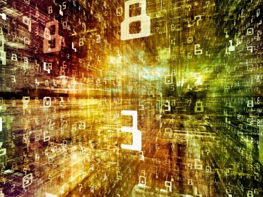 Dijital dünya ışıkları