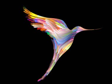 Uçan renkleri arka plan