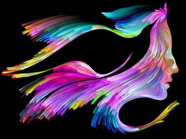 Renkli hayal arka plan