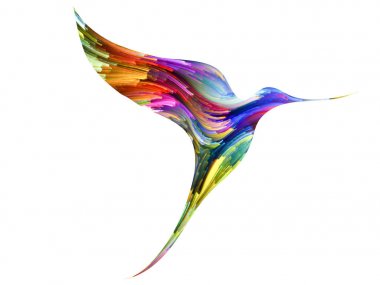 Uçan renkleri arka plan