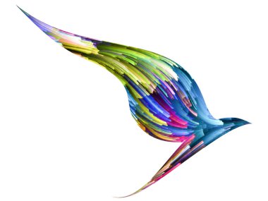 Uçan renkleri arka plan