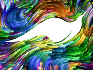 Uçan renkleri arka plan