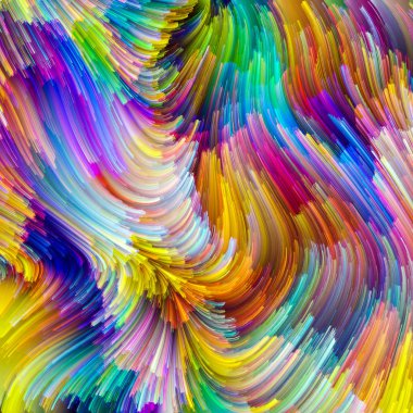 renkli ressam paleti