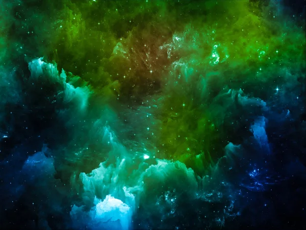 Nubi interstellari in evoluzione — Foto Stock