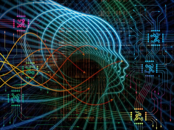 Camino de la conciencia de la máquina —  Fotos de Stock